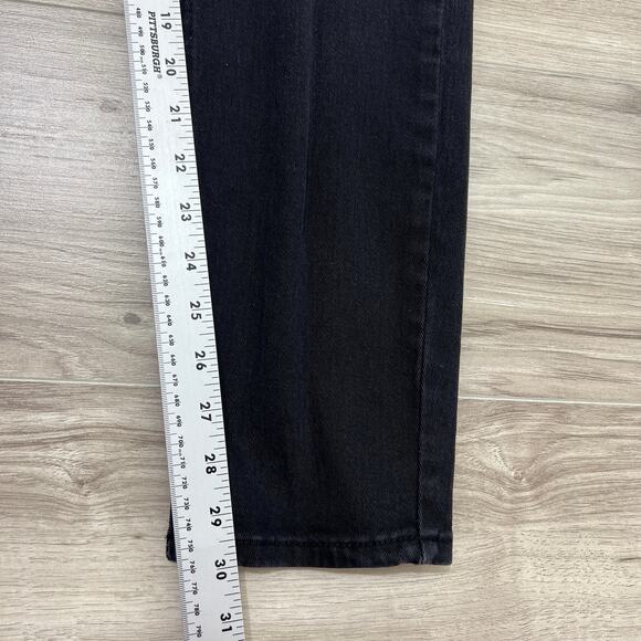 Waimea Distressed Black/ Gray Skinny Fit Jeans Size 34 - Picture 5 of 11